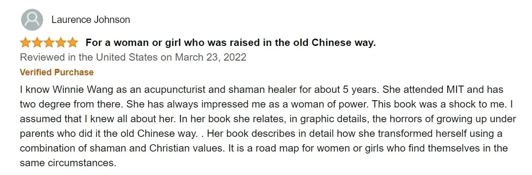 Amazon customer review screenshot