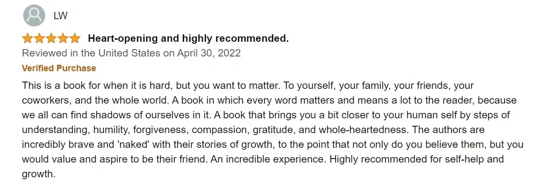 Amazon customer review screenshot