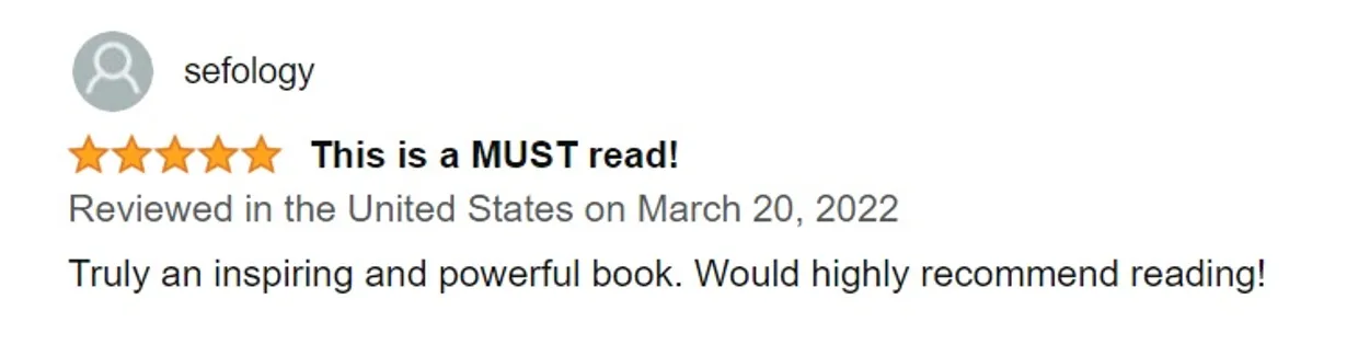 Amazon customer review screenshot