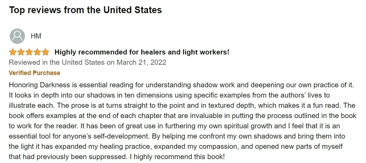 Amazon customer review screenshot