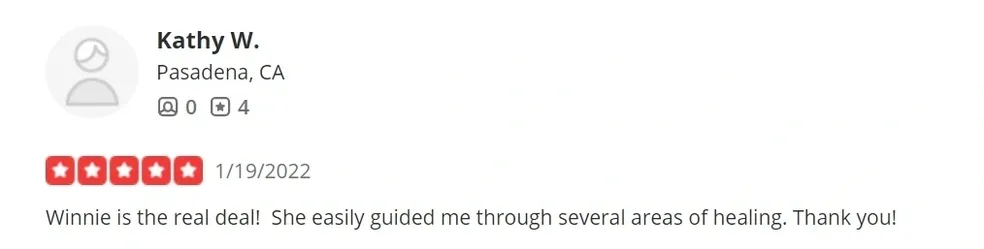 Mindful Healing Heart testimonial screenshot